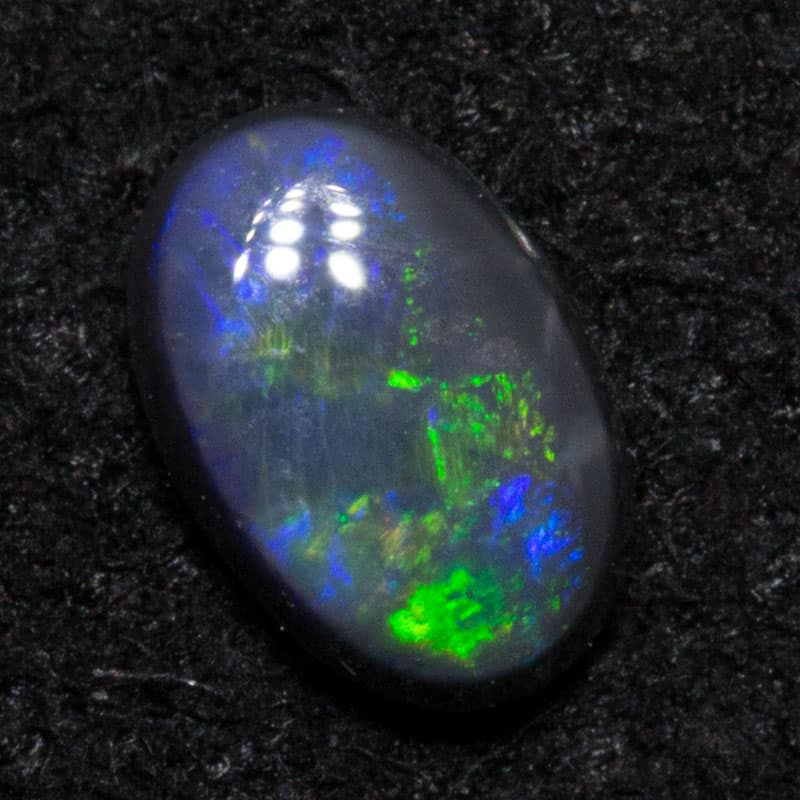 0.16 ct black opal 4.6x3.1x1.6mm