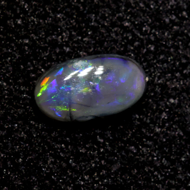 0.17 ct black opal 5x2.9x1.7mm