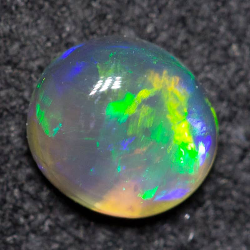 0.23 ct black opal 4.4x4.2x2.1mm