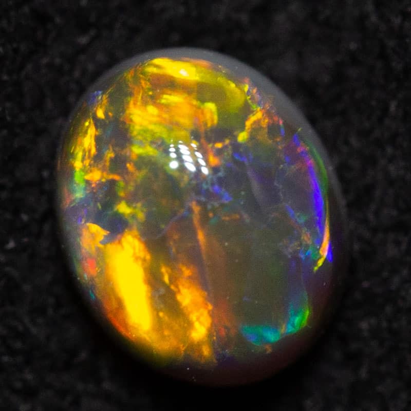0.26 ct black opal 4.4x3.7x2.5mm