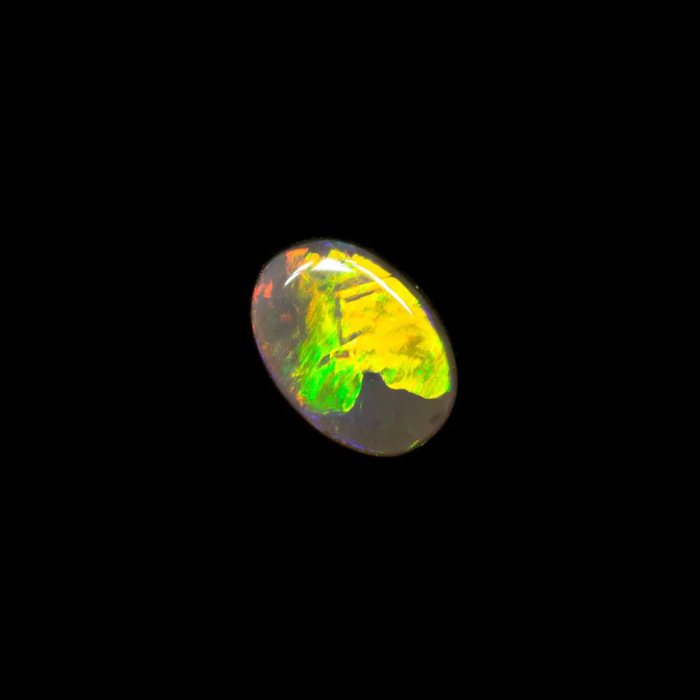 0.26 ct dark opal 4.8x3.6x2mm