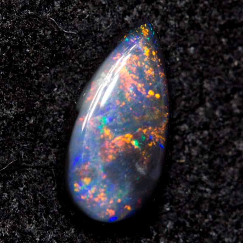 0.27 ct black opal 6.6x3.3x1.8mm