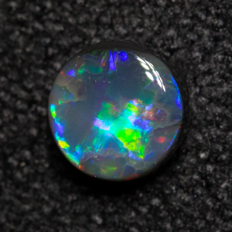 0.28 ct black opal 4.2x4.2x2.2mm