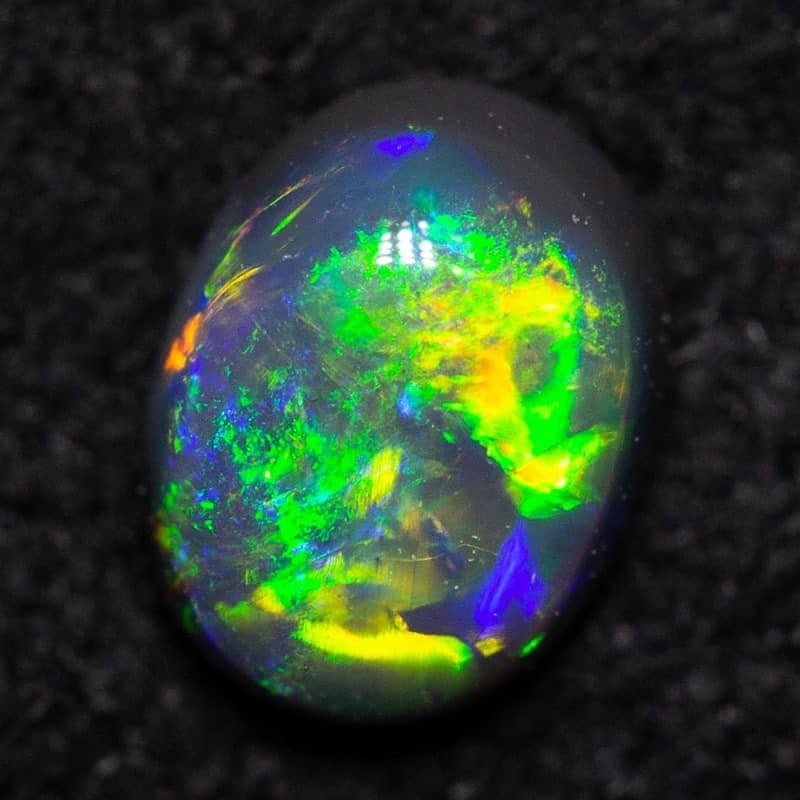 0.29 ct black opal 5x4x2mm