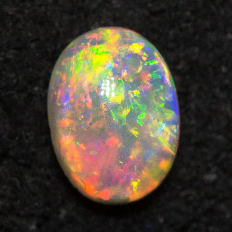 0.30 ct dark crystal opal 5x3.6x2.7mm