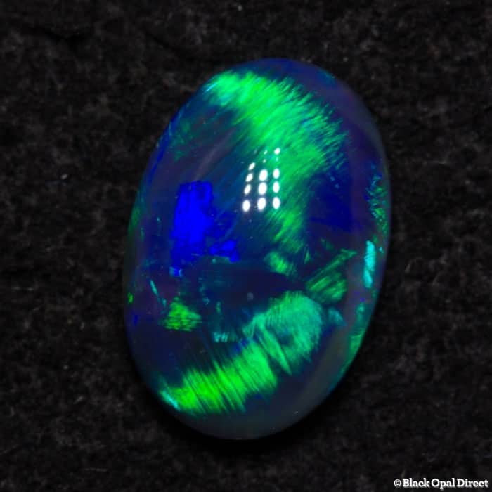 0.33 ct black opal 6x4x2mm