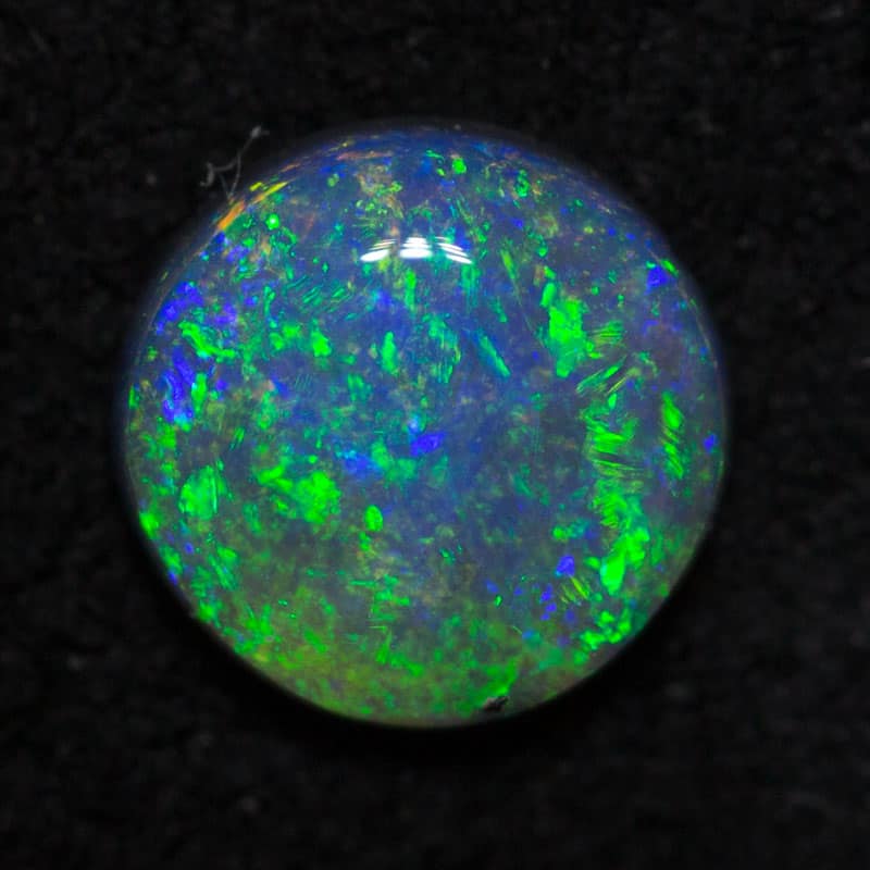 0.39ct black opal 5.5x5.5x2mm