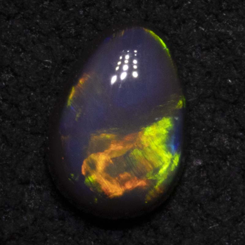 0.40 ct black opal 5.9x4.2x2.5mm