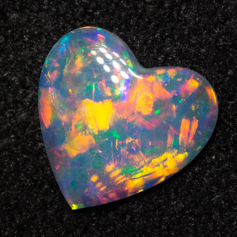 0.42 ct crystal opal 7x6.8x1.6mm