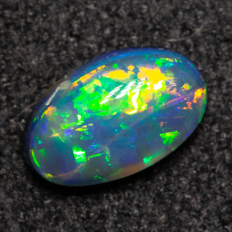 0.43 ct black opal 6.5x3.8x2.7mm