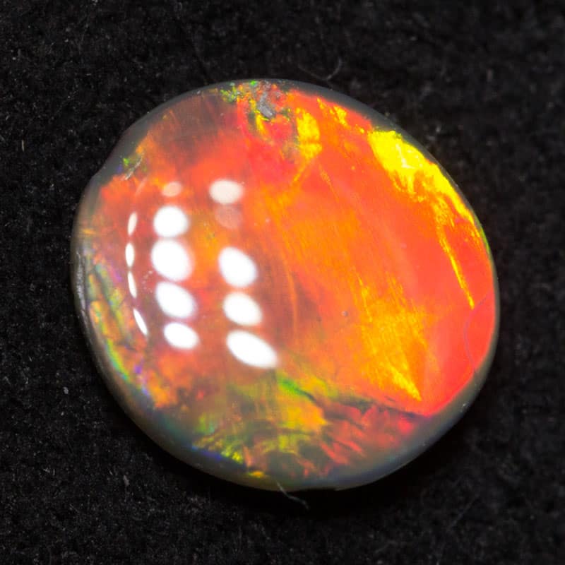 0.45 ct dark opal 6.5x6x2mm
