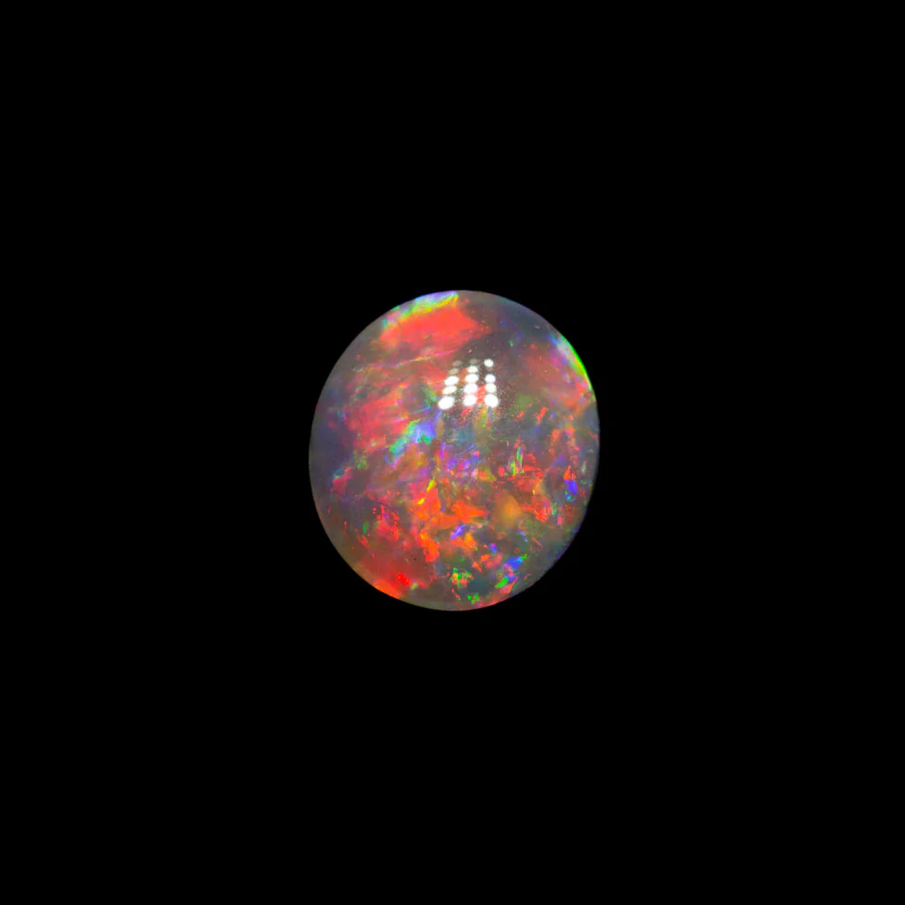 0.45 ct double-sided crystal opal 5.7x5.2x2.4mm - Image 2