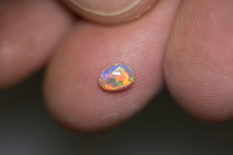 0.45 ct gem crystal opal 5.5x4x3mm
