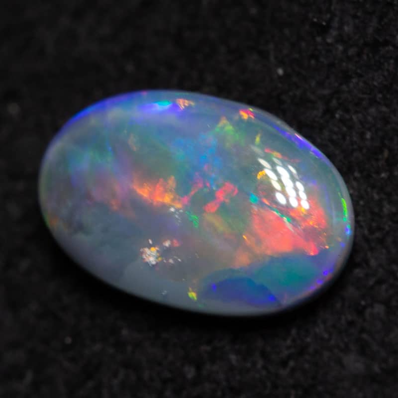 0.46 ct black opal 7.2x4.8x1.9mm
