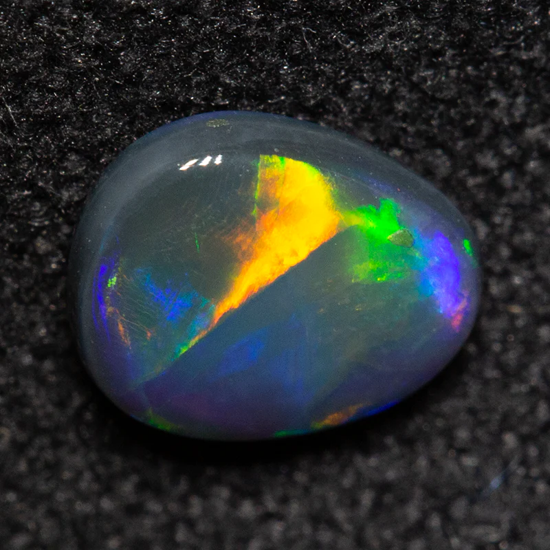 0.46ct black opal 6x5x2mm