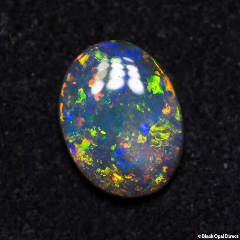 0.47 ct dark opal 7x5x1.5mm