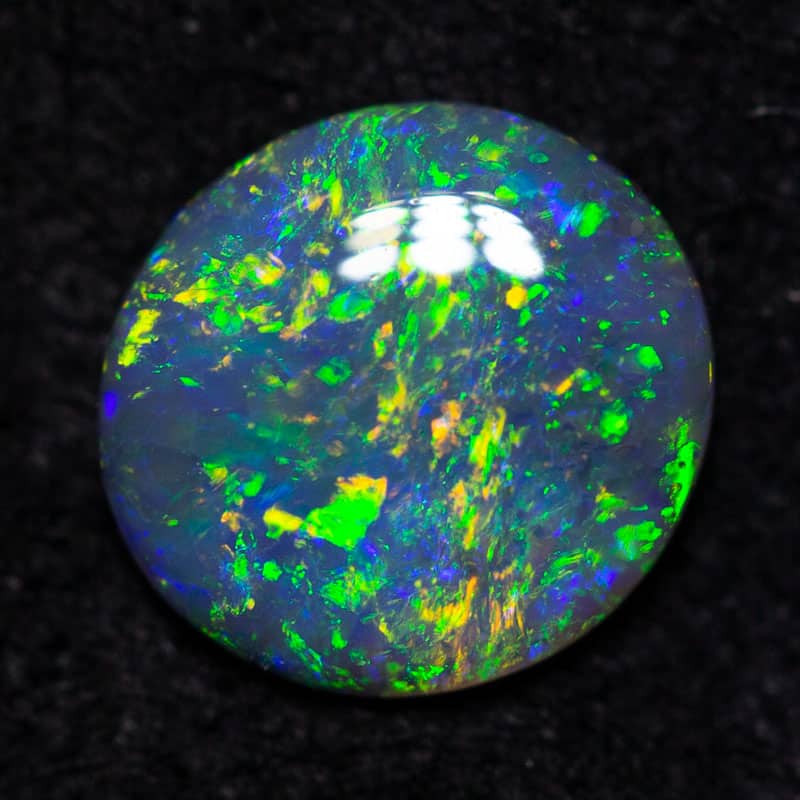 0.48 ct black opal 6.5x6x2mm