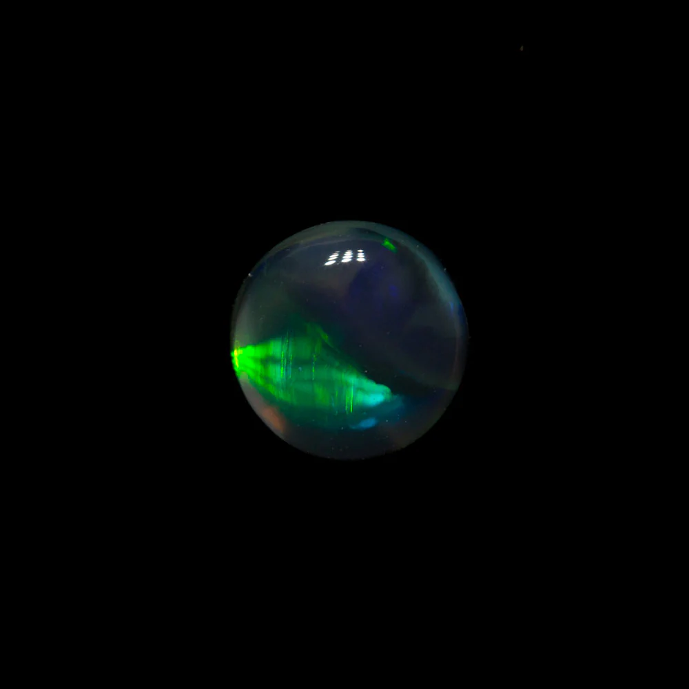 0.49 ct black opal 5.3x5.3x2.4mm - Image 2