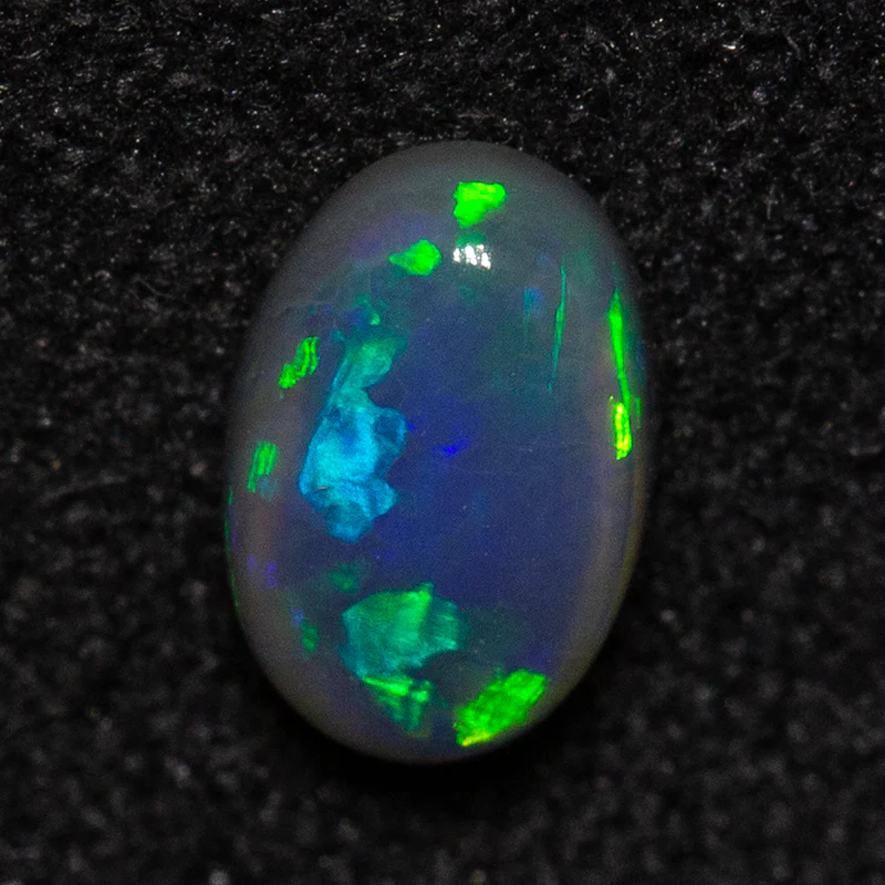 0.51 ct black opal 6.6x4.3x2.5mm
