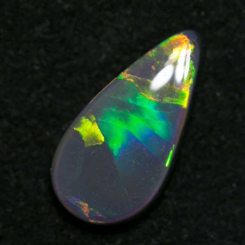 0.51 drop shape dark opal 9x4x2mm