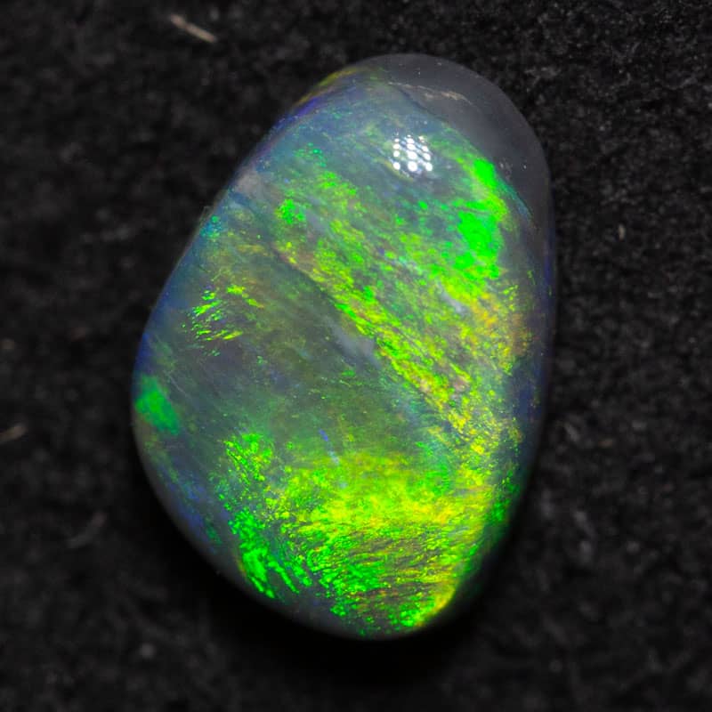 0.52 ct black opal 6.5x4.5x2.5mm