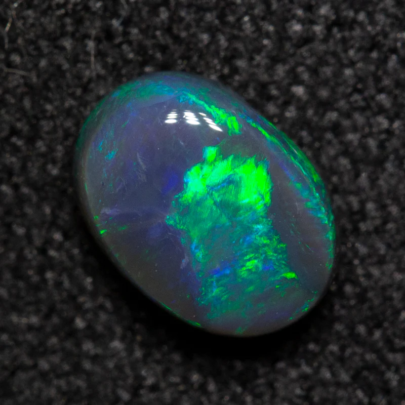 0.56 ct black opal 6.2x4.5x2.7mm