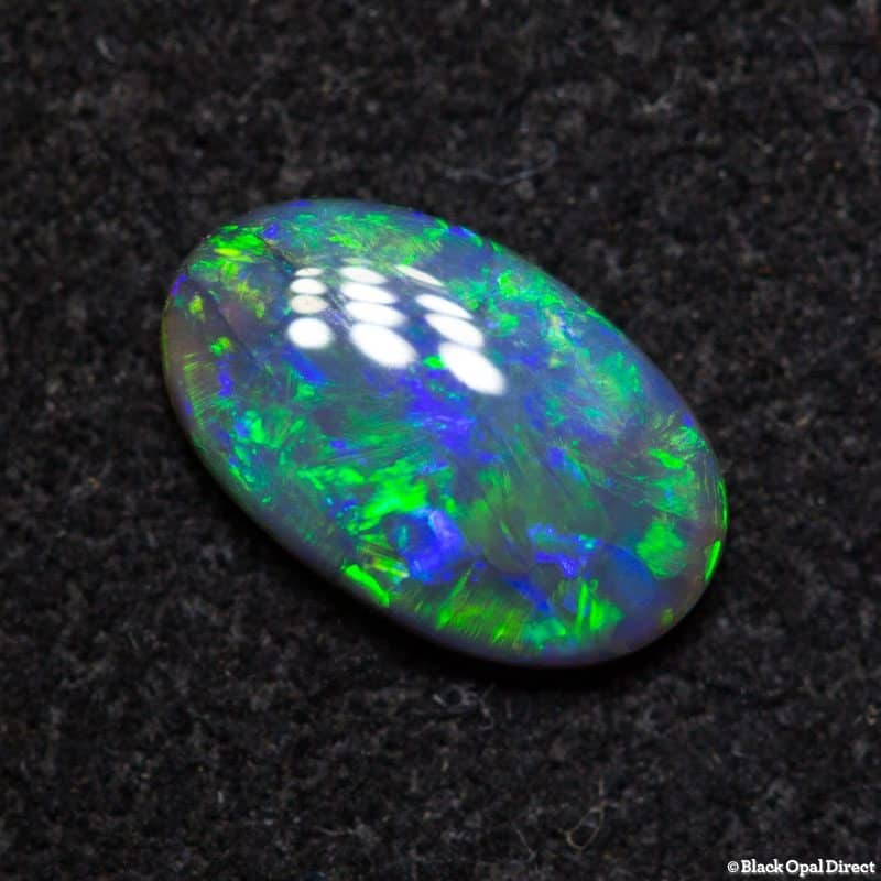 0.56 ct dark opal 7.5x4.5x2mm