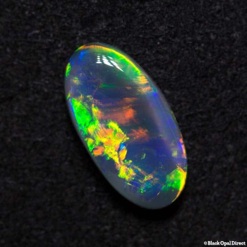 0.61 ct black opal 8x4x2mm