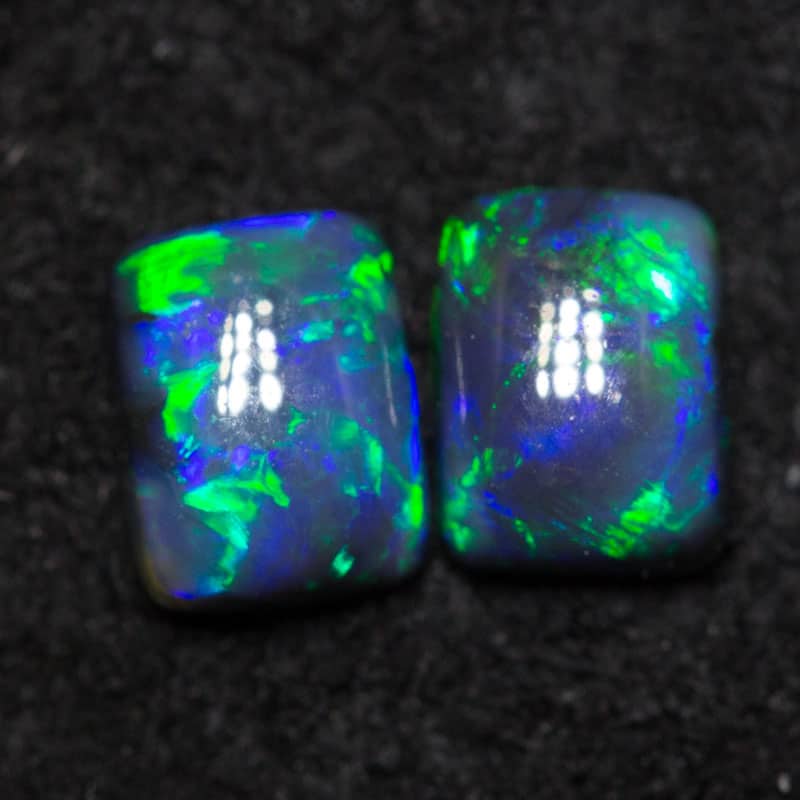 0.63 ct black opal 4.8x3.7x2.1mm