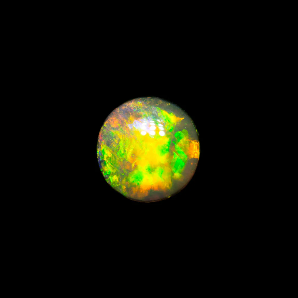 0.63 ct black opal 5.8x5.8x3mm