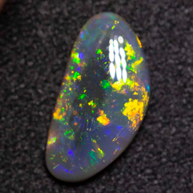 0.64 ct black opal 10x5.1x2.1mm