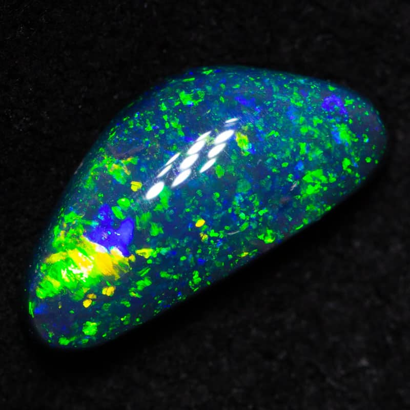 0.64ct black opal 9x4.5x2.5mm