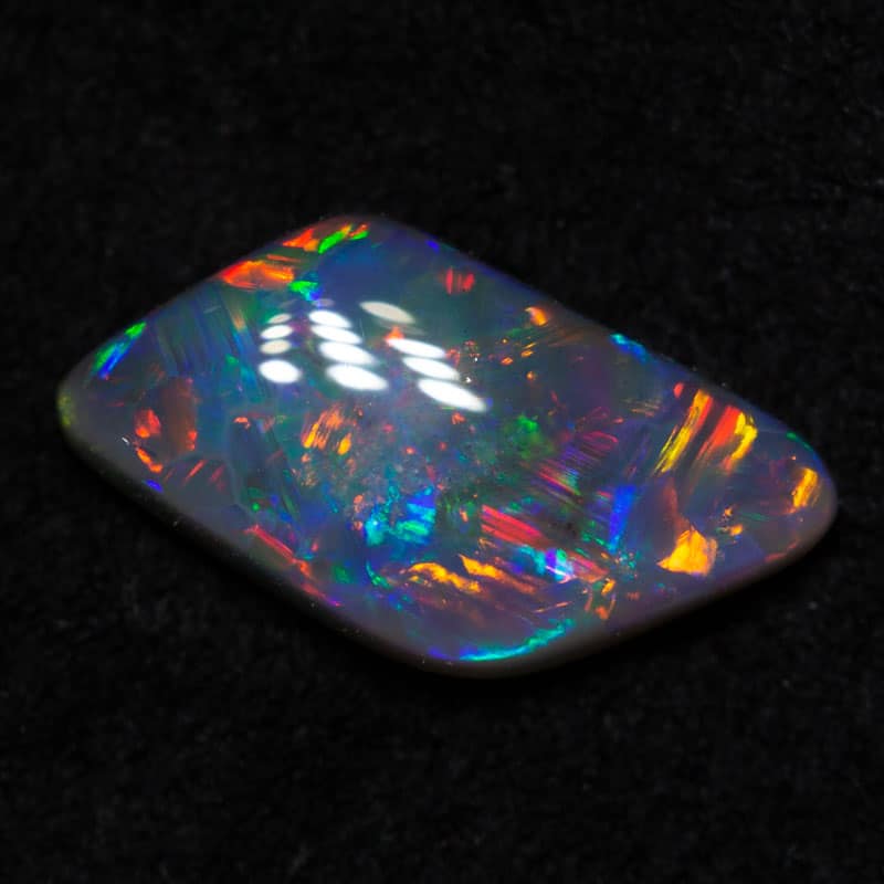 0.66 ct black opal 9.9x5x2.2mm