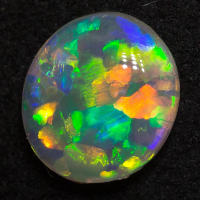 0.68 ct crystal opal 7x6x2.5mm