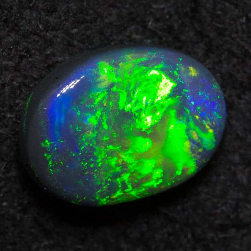 0.72 ct black opal 6.5x5x3mm