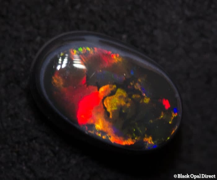 0.72 ct black opal 7x5x3mm