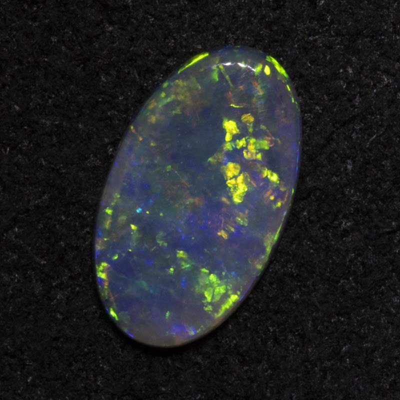 0.73 ct black opal 10.1x5.9x1.6mm