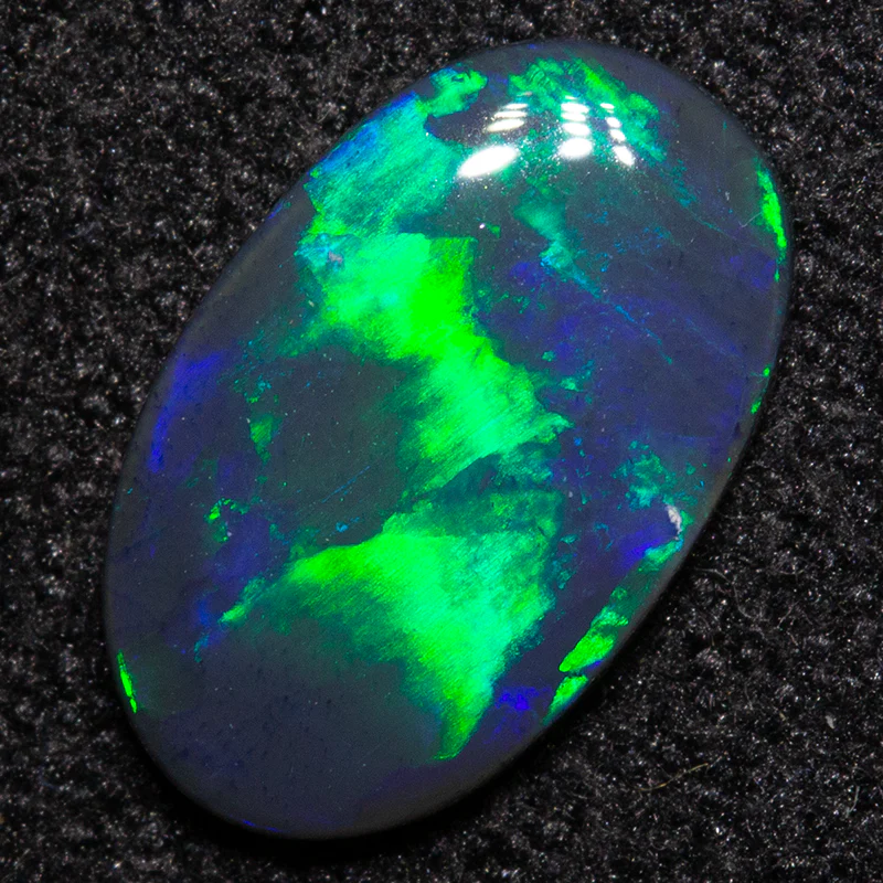 0.73 ct black opal 9.7x6x1.6mm