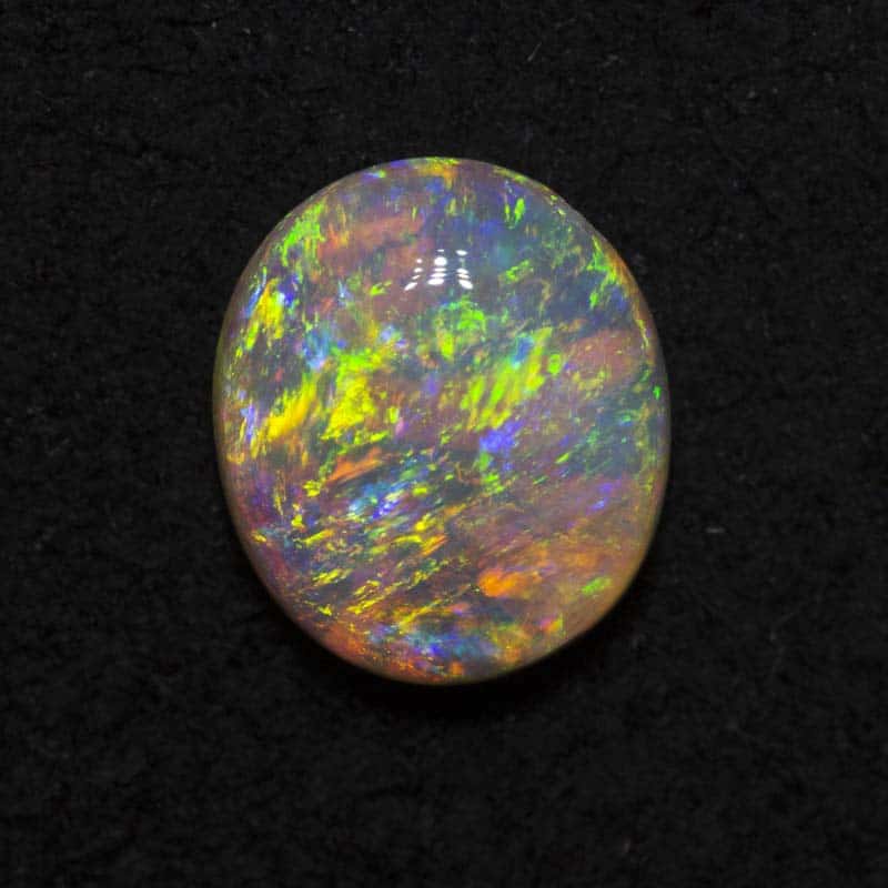 0.75 ct crystal opal 7x6.1x2.7mm