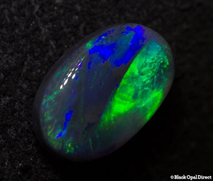 0.76 ct black opal 8x5x3mm