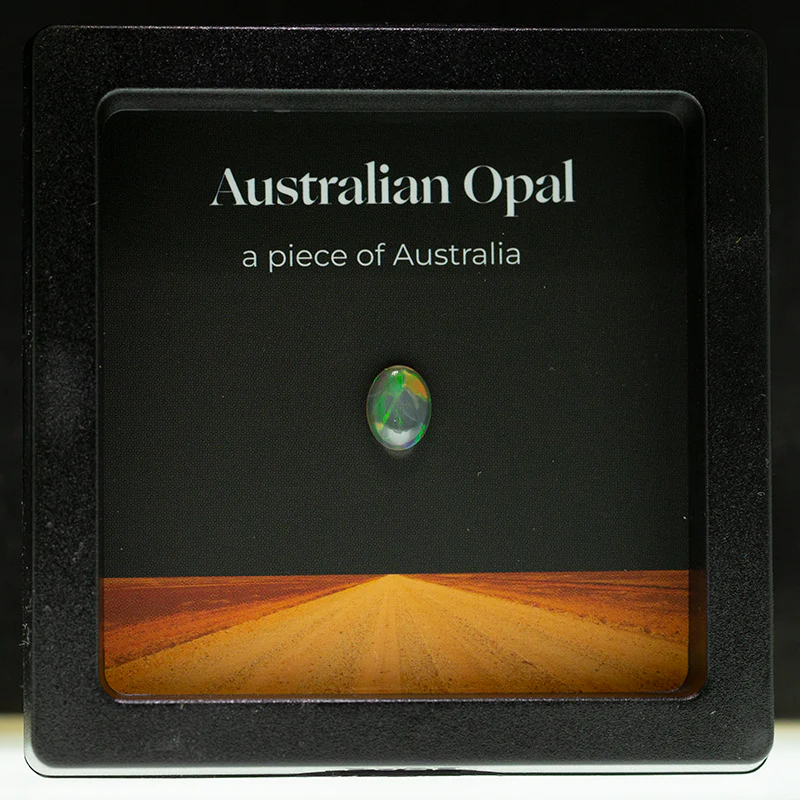 0.77 ct crystal opal treasure box