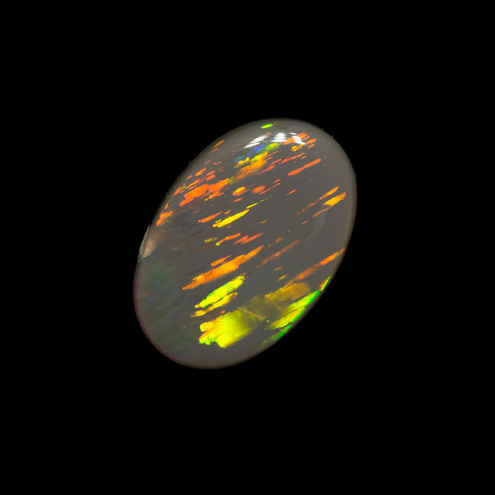 0.77 ct dark opal 8.2x5.5x2.4mm