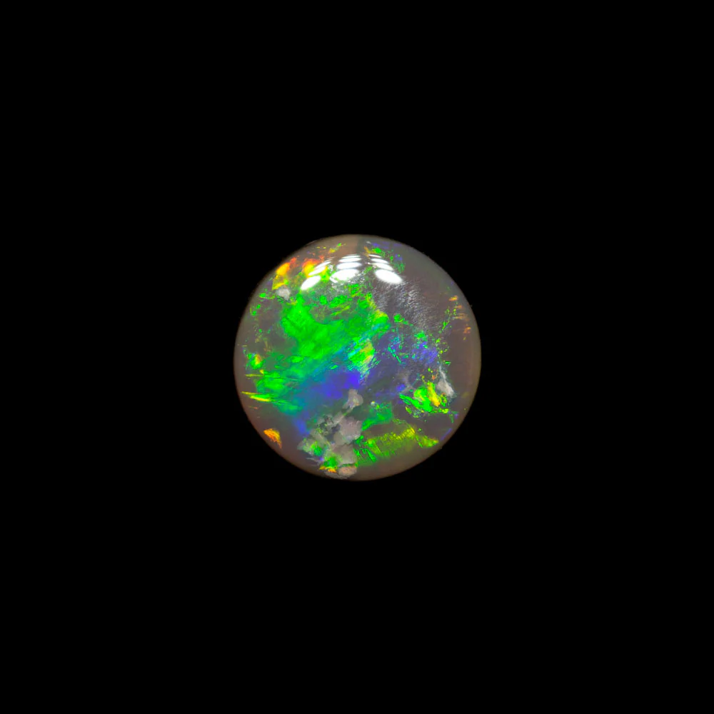 0.78 ct dark opal 6.5x6.4x2.5mm - Image 2