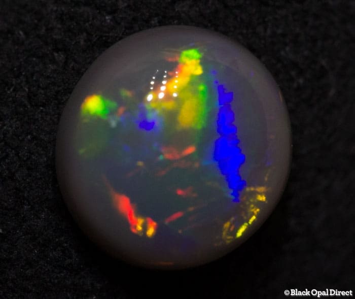 0.78 ct semi black opal 6.5x6x3mm
