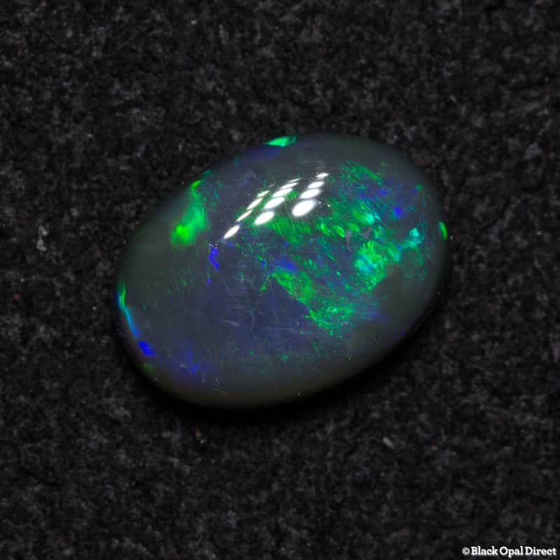 0.79 ct black opal 7x5x2mm