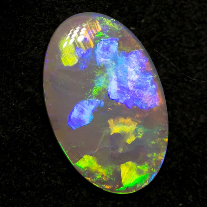 0.79 ct dark opal 10x6x2mm