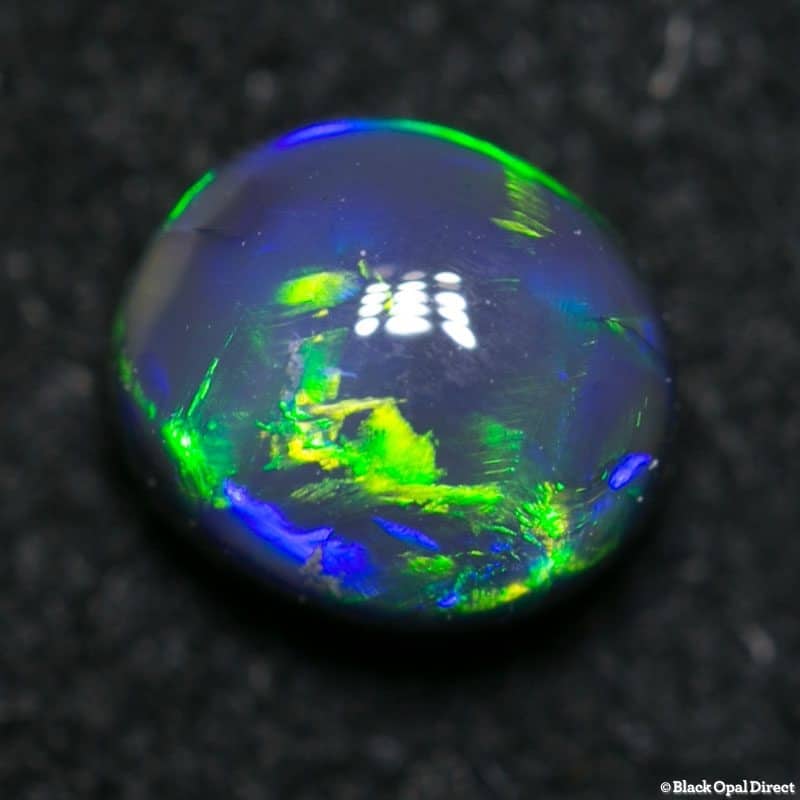 0.80 ct black opal 6x5x4mm