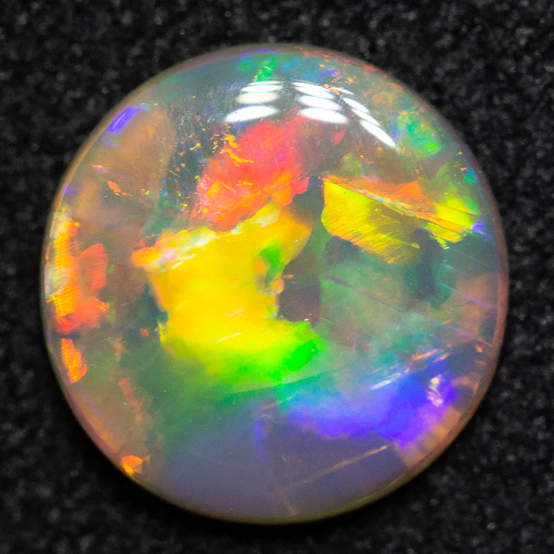 0.80 ct crystal opal 7.9x7.7x1.9mm