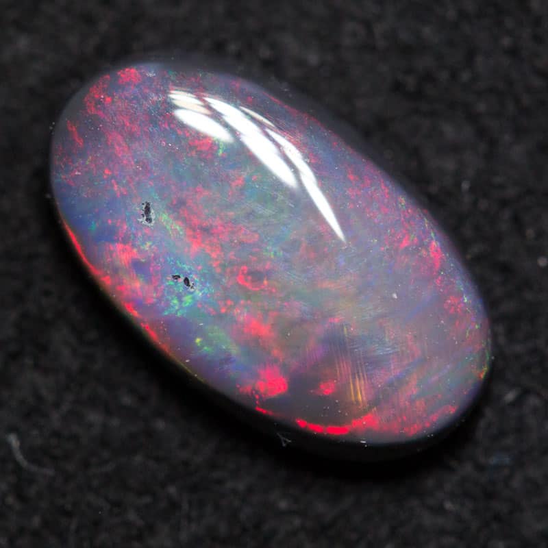 0.80ct black opal 8.5x5x2.8mm