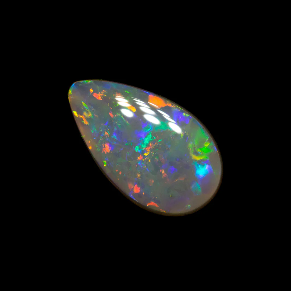 0.84 ct dark opal 9.4x5.5x2.5mm